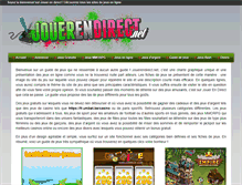 Tablet Screenshot of jouerendirect.net